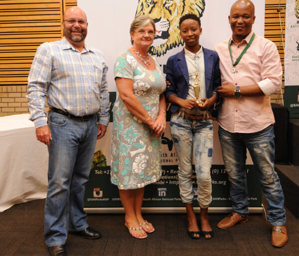 Cricketers receiving awards