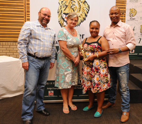 Cricketers receiving awards