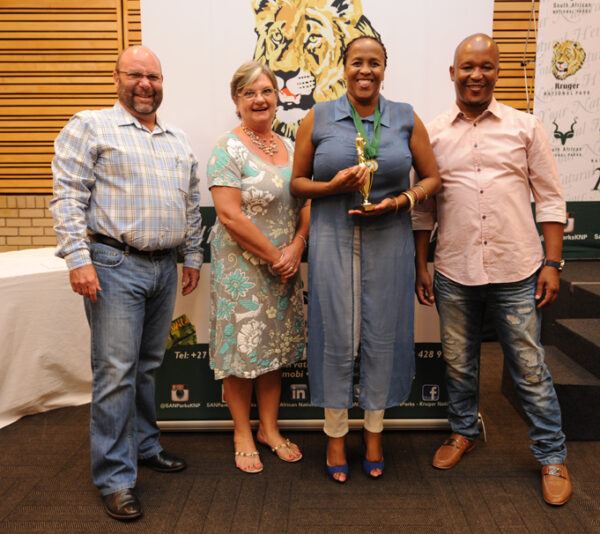 Cricketers receiving awards