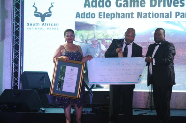 Winner of Best Performing Division; Addo Game Drives
