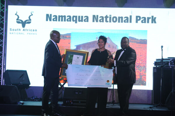 Winner of Best Performing Park of the Year; Namaqua National Park