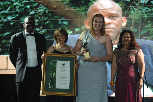 Winner of Business Partner of the Year Award; Thebe Tourism