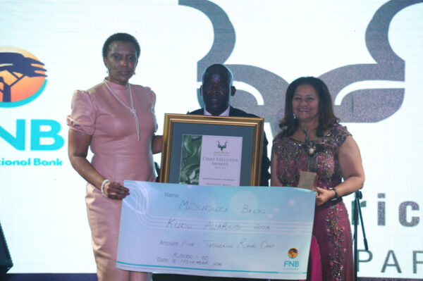 Winner of Excellent Performance in the Workplace' Mduduzi Balio