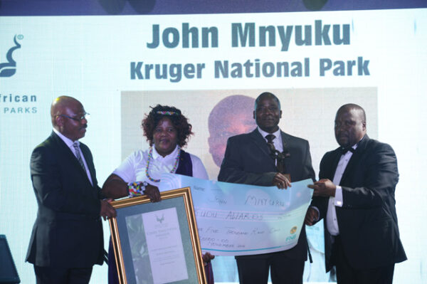 Winner of Excellent Performance in the Workplace; Mr John Mnyuku of KNP