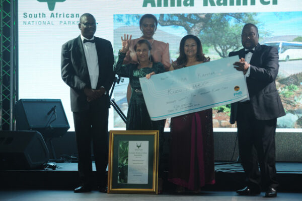 Winner of Lifetime Contribution Award; Anna Kamfer