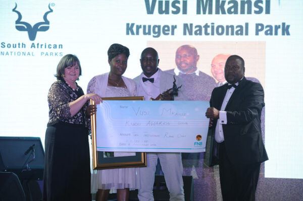 Winner of Sheilld Award; Vusi Mkansi of KNP