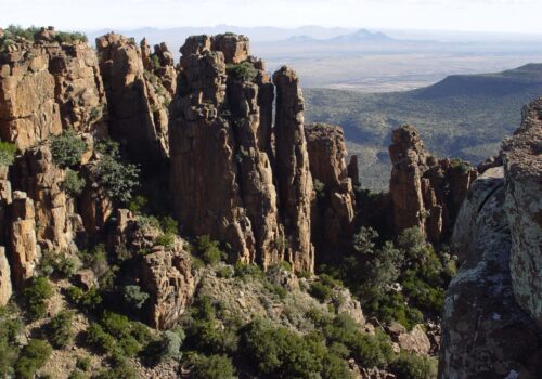 Stand at the edge of the Valley of Desolation