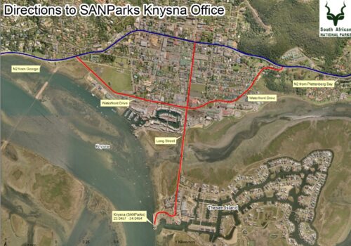 Directions to SANParks Knysna Office