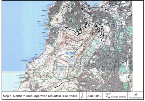 Approved Mountain Bike tracks