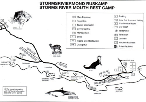 Storms River Mounth Rest Camp Layout