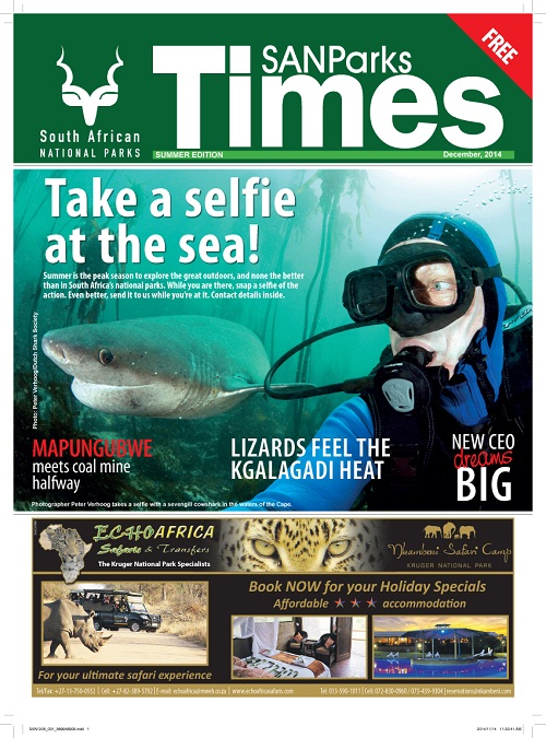 SANParks Times - December 2014 Cover