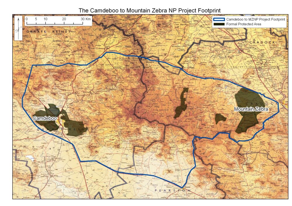 Camdeboo - Mountain Zebra Corridor Project Footprint