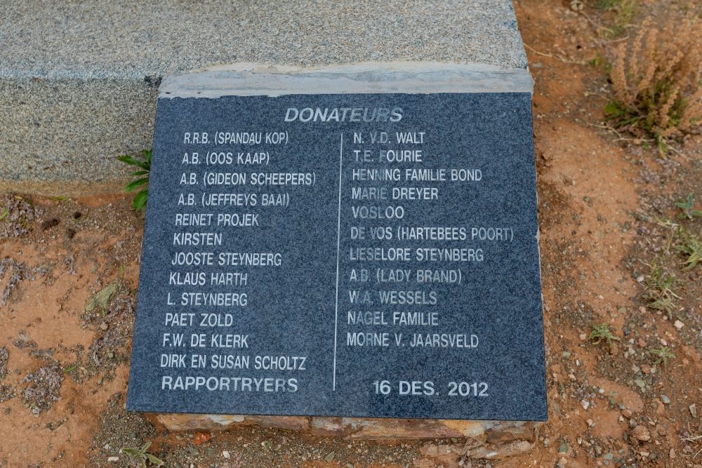 SANPARKS - Camdeboo NP - Andries Pretorius Monument-251024-12