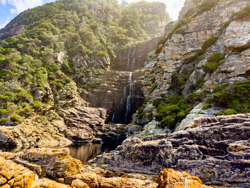 SANPARKS - Garden Route NP - EXTRAS - Storms River Mouth - Otter Trail Waterfall-251013-4